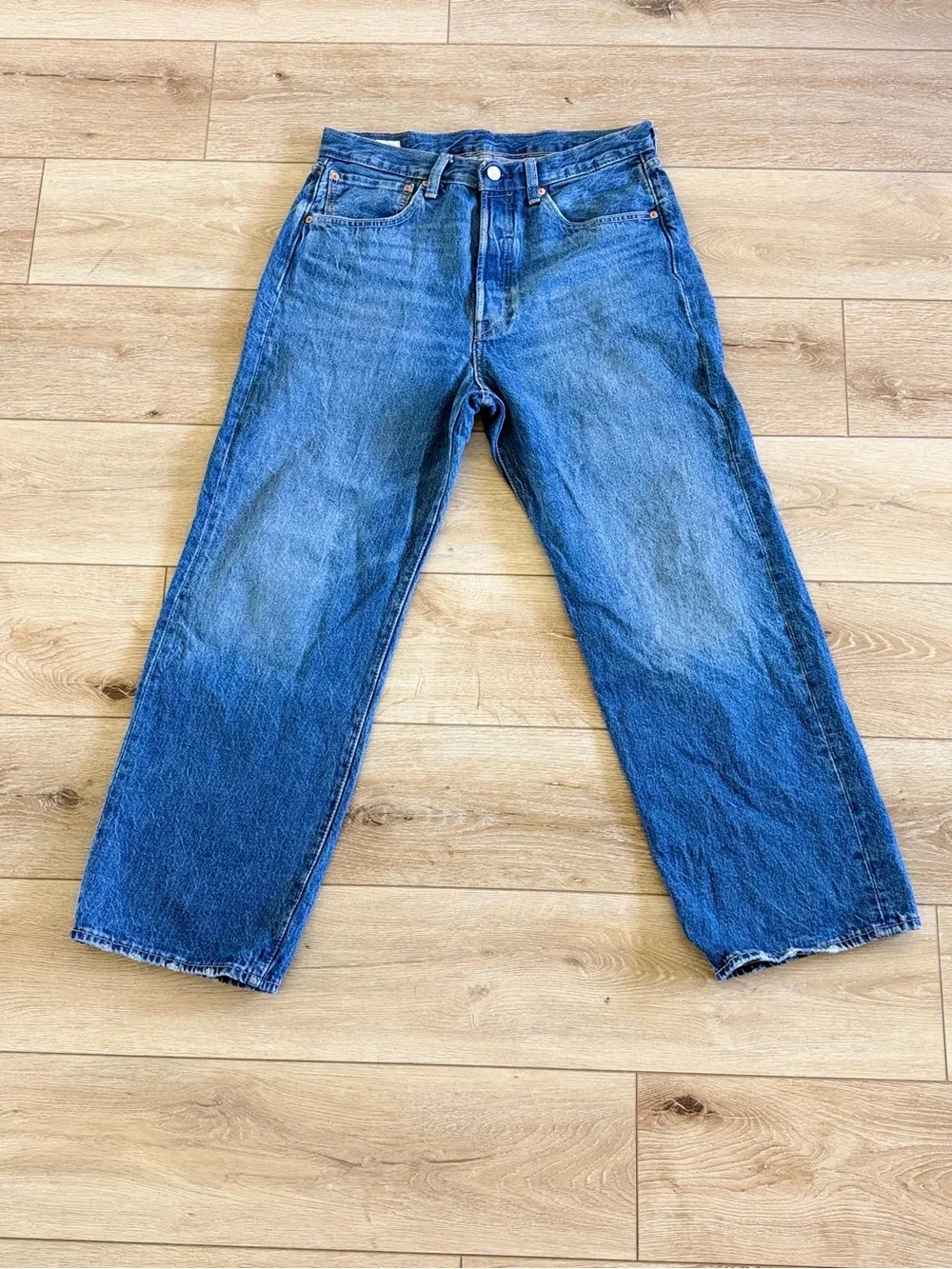 Levi's Relaxed Straight Indigo Blue Jeans